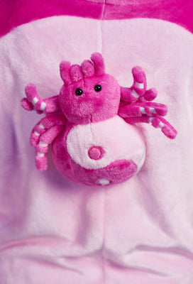 Officially Licensed Street Fighter 6 Juri Jumpsuit Costume Juri Plush Onesie Pajama Cosplay Costume - Women XL