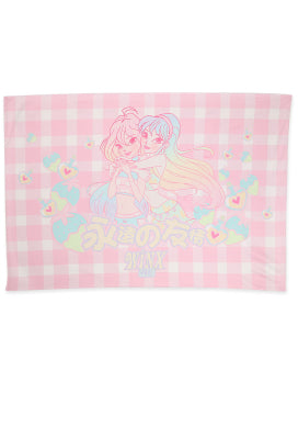 Officially Licensed Winx Club Bloom Stella Tapestry Wall Hanging Kawaii Friendship Print Pastel Tapestry - One Size