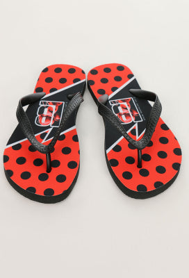 Officially Licensed Miraculous Ladybug Flip Flops | Women's Non-Slip Water Shoes - S