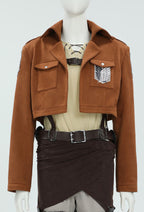 Officially Licensed Attack on Titan Survey Corps Jacket Cosplay Costume - XXL