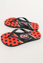 Officially Licensed Miraculous Ladybug Flip Flops | Women's Non-Slip Water Shoes - M