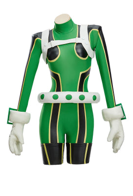 Officially Licensed My Hero Academia Tsuyu Asui Cosplay Costume Set - Women M