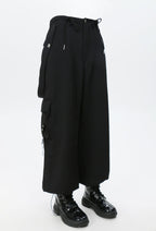 Micotaku Women Casual Loose Fit Cargo Trousers - Women M