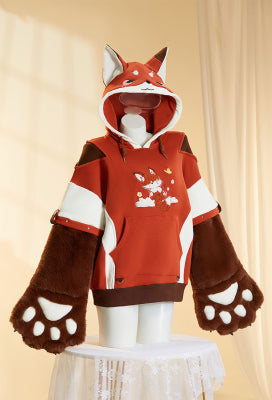 Micotaku Fox Paw Hoodie - L/XL
