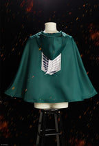 Officially Licensed Attack on Titan Scout Regiment Cloak And Scarf Cosplay Costume - S/M