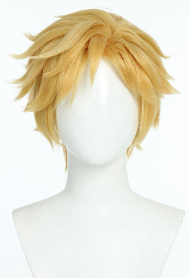 Officially Licensed Miraculous Cat Noir Cosplay Wig | Blonde Short Anime with Bangs for Halloween Costume - One Size