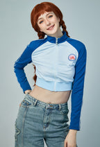 [Officially Licensed] Strawberry Shortcake x Micotaku Blueberry Cheese Cake Zipped Hoodie - Women S