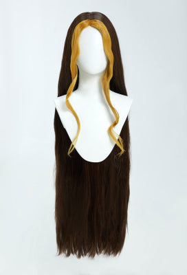 Officially Licensed Winx Club Trix Darcy Cosplay Wig | Brown Long Wig for Halloween Costume - One Size