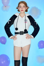 [Officially Licensed] Goodnight Pajamals x Micotaku Panda Yoyo Women Romper Home Wear Onesie Pajama - Women XL