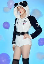 [Officially Licensed] Goodnight Pajamals x Micotaku Panda Yoyo Women Romper Home Wear Onesie Pajama - Women M