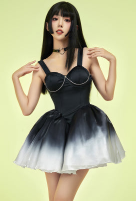 Sparkle Homecoming Prom Black Dress Women Ruffle Mesh Party Short Cocktail Dresses - Women S