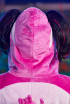 Officially Licensed Street Fighter 6 Juri Jumpsuit Costume Juri Plush Onesie Pajama Cosplay Costume - Women S