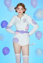 [Officially Licensed] Goodnight Pajamals x Micotaku Cow Momo Women Romper Home Wear Onesie Pajama - Women L