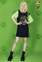 Officially Licensed Miraculous Cat Noir Costume Adrien Printed Dress Daily Wear - Women S
