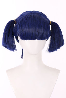 Officially Licensed Winx Club Musa Cosplay Wig | Blue Wig with Pigtails and Bangs Short Anime for Halloween Cosplay - One Size