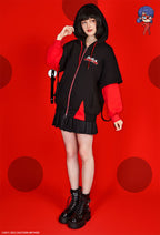 Officially Licensed Miraculous Ladybug Costume Hoodie | Women's Long Sleeve Pullover Hoodie - S/M