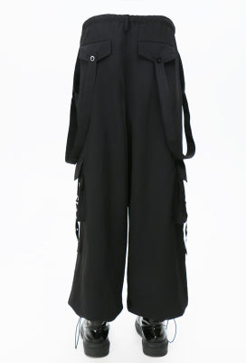 Micotaku Women Casual Loose Fit Cargo Trousers - Women L