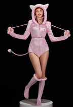 [Officially Licensed] Strawberry Shortcake x Micotaku Strawberry Crunch Ice Cream Onesie - Women M