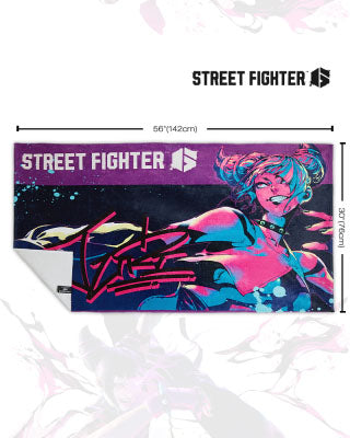 [Officially Licensed] Street Fighter 6 Cutecosplay Juri Bath Towel