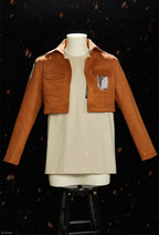 Officially Licensed Attack on Titan Survey Corps Jacket Cosplay Costume - L/XL