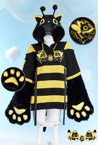 Micotaku Bee Cat Paw Hoodie - S/M