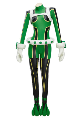 Officially Licensed My Hero Academia Tsuyu Asui Cosplay Costume Set - Women S