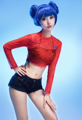 Officially Licensed Miraculous Ladybug Print Beach Cover Up | Women's Long Sleeve Swimsuit Cover Up - Women S