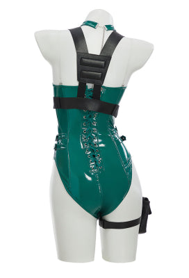 Officially Licensed Street Fighter Classic Cammy Corset Bodysuit - Women XL