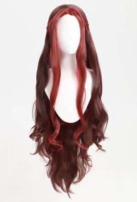 Officially Licensed Winx Club Layla Aisha Cosplay Wig | Red and Brown Curl Wig for Halloween Costume - One Size