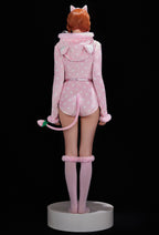 [Officially Licensed] Strawberry Shortcake x Micotaku Strawberry Crunch Ice Cream Onesie - Women L