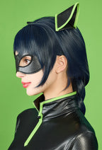 Officially Licensed Miraculous Ladynoir Cosplay Costume | Black Stretch Jumpsuit for Halloween Costume - Women XL