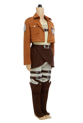 Official Licensed Attack on Titan Kids' Cosplay Scouting Legion Costume Set - Child L